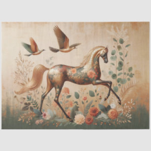 Elegant Equine, Horse, Decoupage Tissue Paper