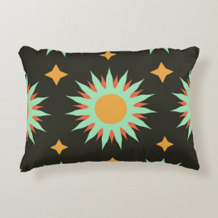 Elegant esoteric shapes seamless pattern art. alch decorative cushion