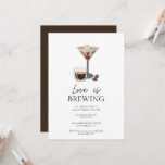 Elegant espresso martini bridal shower  invitation<br><div class="desc">It is a bridal shower invitation</div>