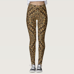 Elegant ethnic motifs leggings