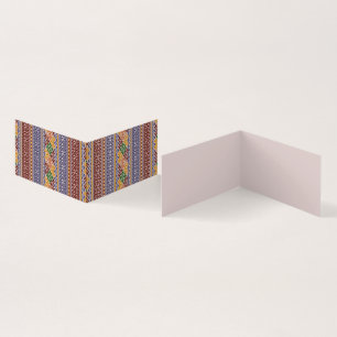 elegant ethnic pattern   business card
