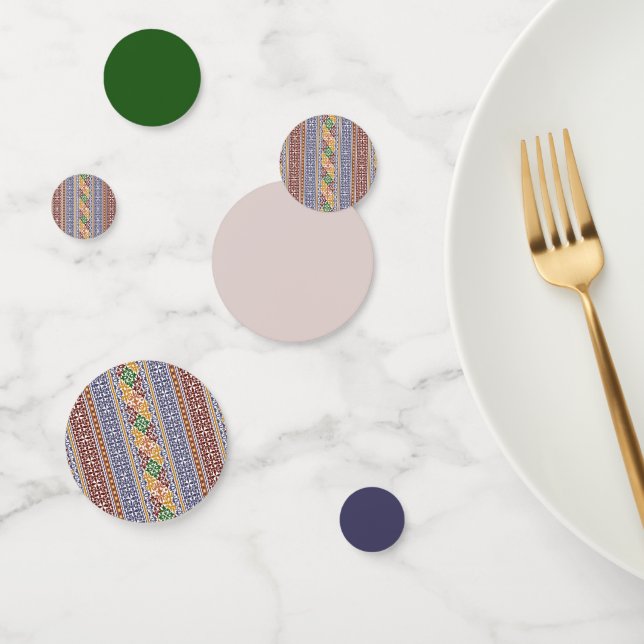 elegant ethnic pattern  confetti (Group)