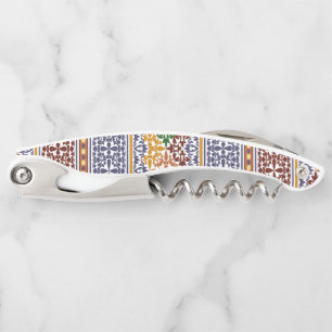 elegant ethnic pattern  corkscrew