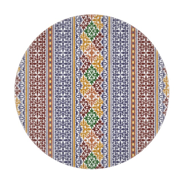 elegant ethnic pattern   cutting board (Front)
