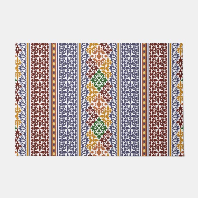 elegant ethnic pattern   doormat (Front)