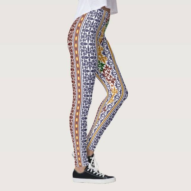 elegant ethnic pattern   leggings (Right)
