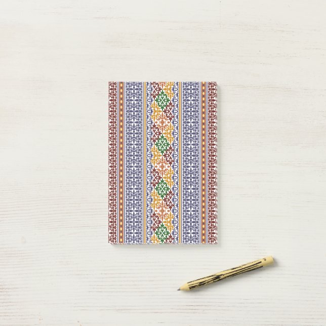 elegant ethnic pattern  post-it notes (On Desk)