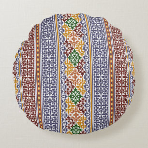 elegant ethnic pattern  round cushion