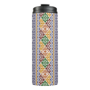elegant ethnic pattern   thermal tumbler