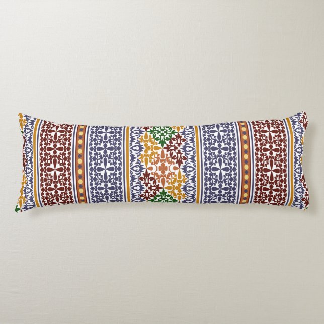 elegant ethnic pattern throw pillow (Front)