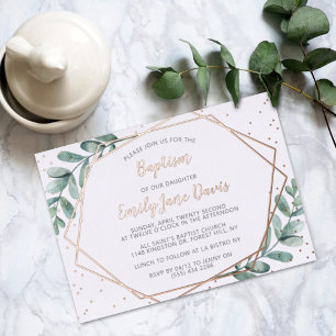 Elegant Eucalyptus Baptism Or Christening Real