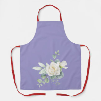 Elegant eucalyptus botanical All-Over Print Apron