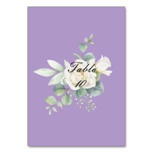 Elegant eucalyptus botanical Summer Table Number