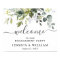 Elegant Eucalyptus ENGAGEMENT PARTY Welcome Sign