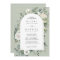 Elegant Eucalyptus Floral Sage Green Wedding