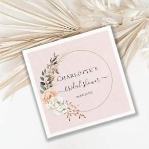Elegant Eucalyptus Flower Napkin