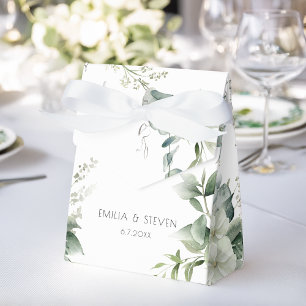 Elegant Eucalyptus Greenery Favour Box