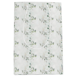 Elegant Eucalyptus Greenery Medium Gift Bag