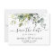 Elegant Eucalyptus Greenery Wedding Save the Date
