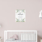 Elegant Eucalyptus Greenery Welcome Sign