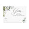 Elegant Eucalyptus Guess How Many Game Card