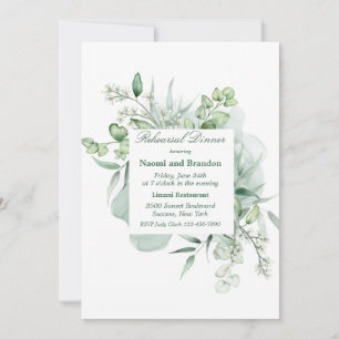 Elegant Eucalyptus Invitation