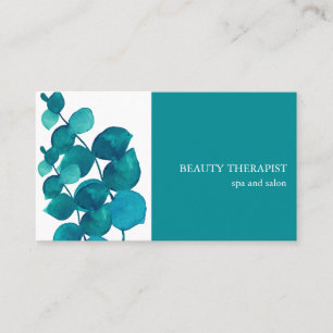Elegant Eucalyptus Leaves Business Card