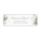 Elegant Eucalyptus Leaves Greenery Return Address
