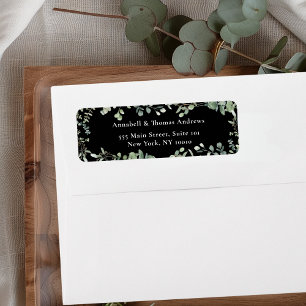 Elegant, Eucalyptus Return Address Label