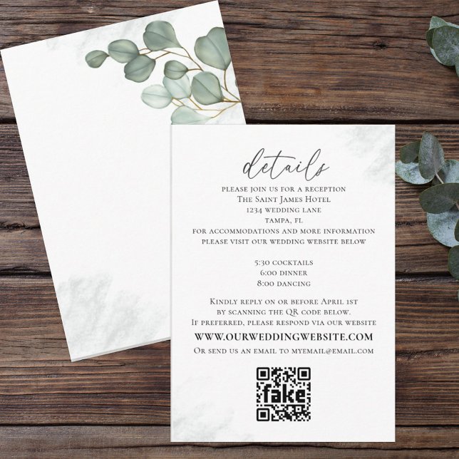 Elegant Eucalyptus Simple Website Script Details Enclosure Card (Creator Uploaded)