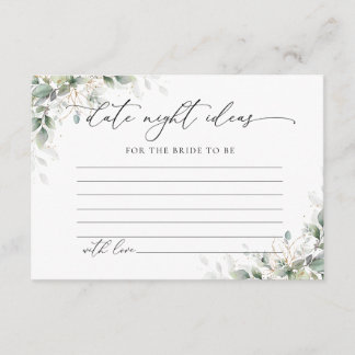 Elegant Eucalyptus Wedding Enclosure Card