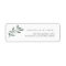 Elegant Eucalyptus Wedding Envelope Return Address