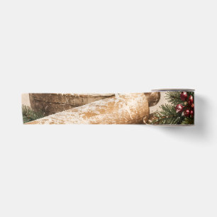 Elegant European Christmas , Gingerbread Bakery Satin Ribbon