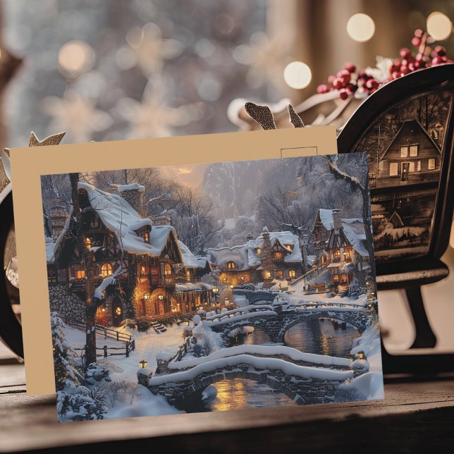 Elegant European Village Winter Scene Holiday (Creator Uploaded)