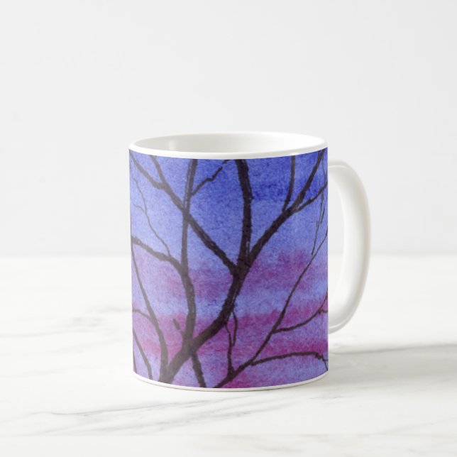 Elegant Evening Coffee Mug (Front Right)