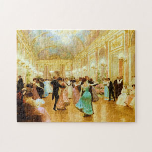 Elegant Evening (Dancing at the Palace Ball) Jigsaw Puzzle