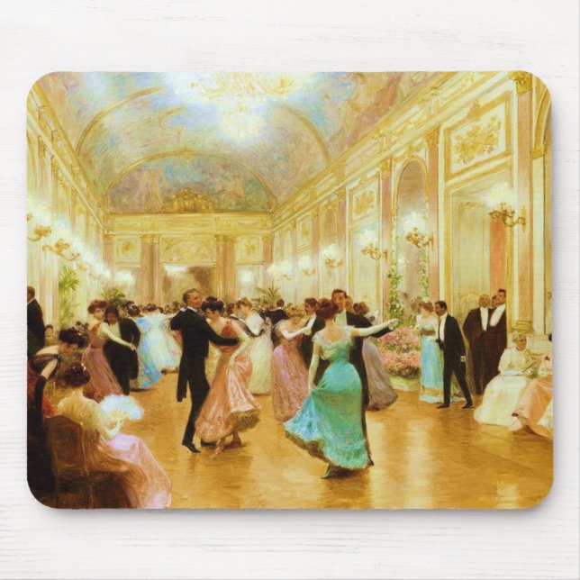 Elegant Evening (Dancing at the Palace Ball) Mouse Pad (Front)