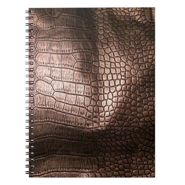 Elegant evening leather texture. notebook (Front)