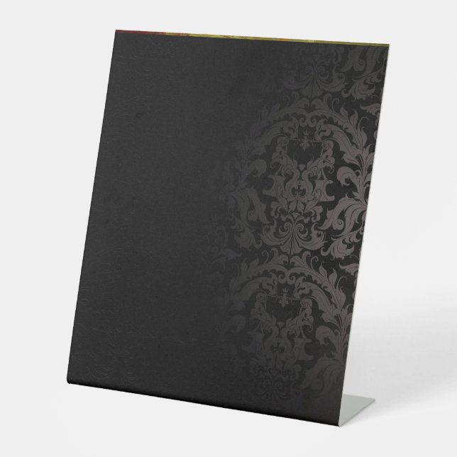     Elegant Event Signage Solutions Pedestal Sign (Front)