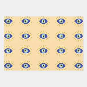 Elegant Evil Eye  Wrapping Paper Sheet