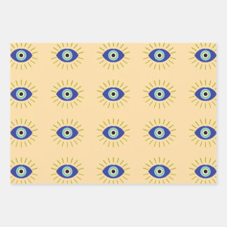 Elegant Evil Eye  Wrapping Paper Sheet