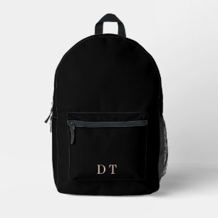 Elegant Executive DT Monogram Gold Presidential Printed Backpack