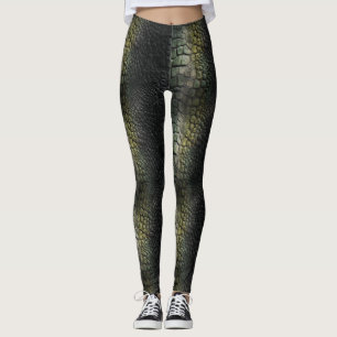 Elegant Exotic Motif Gift Ideas Athletic Leggings
