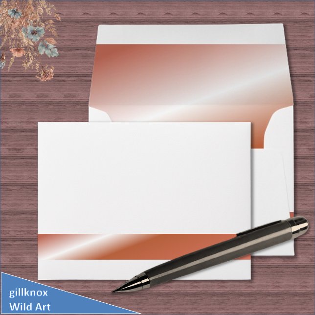 elegant expensive Rose Gold lining  Envelope (Creator Uploaded)