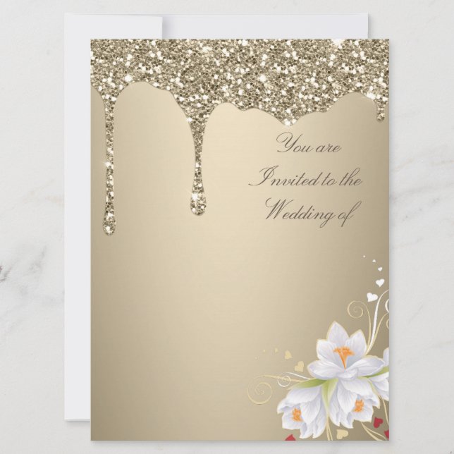 Elegant Extravaganza Wedding Invitation Card (Front)