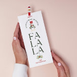 Elegant Fa La La Christmas Photo Personalised<br><div class="desc">Elegant Fa La La Christmas Photo Personalised Family Name Modern Christmas Cards features the text "Christmas Wishes Fa La La" in elegant modern script typography. Add your favourite photo on the reverse. Perfect for Christmas to send to friends and family. PHOTO TIP: centre your photos before uploading to Zazzle. Designed...</div>