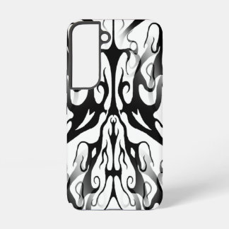 Elegant Face in Fire and Flames Tribal Design Samsung Galaxy Case