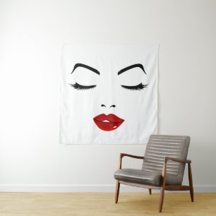 Elegant Face Tapestry