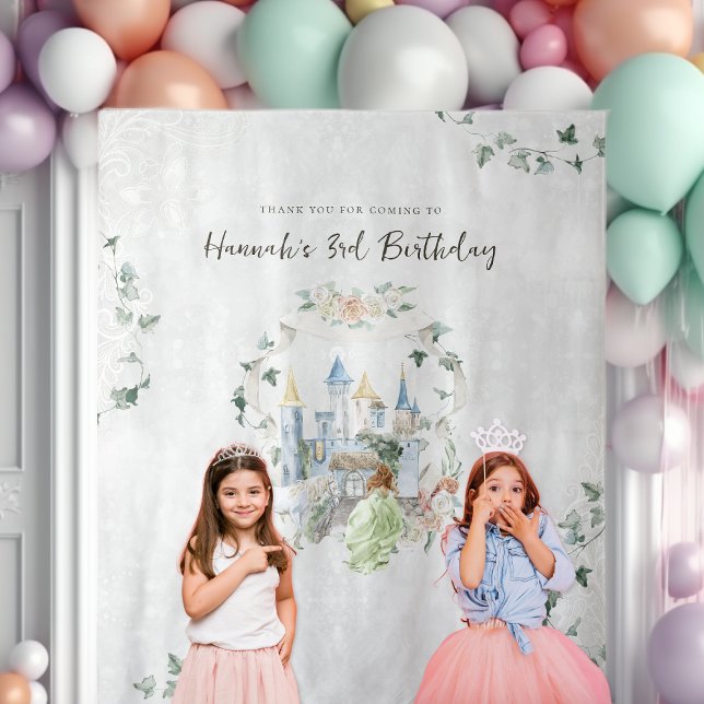 Elegant Fairy Tale | Princess Birthday Backdrop Tapestry (Creator Uploaded)