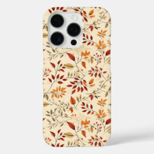Elegant Fall Floral Pattern iPhone 16 Pro Case